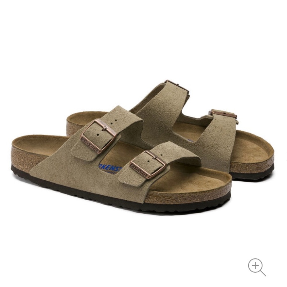 Birkenstock Arizona Suede Leather Sandals